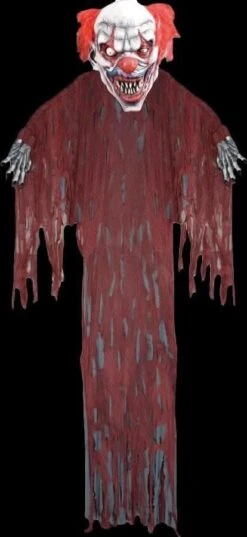 12' "Evil Clown" Hanging Halloween Decoration