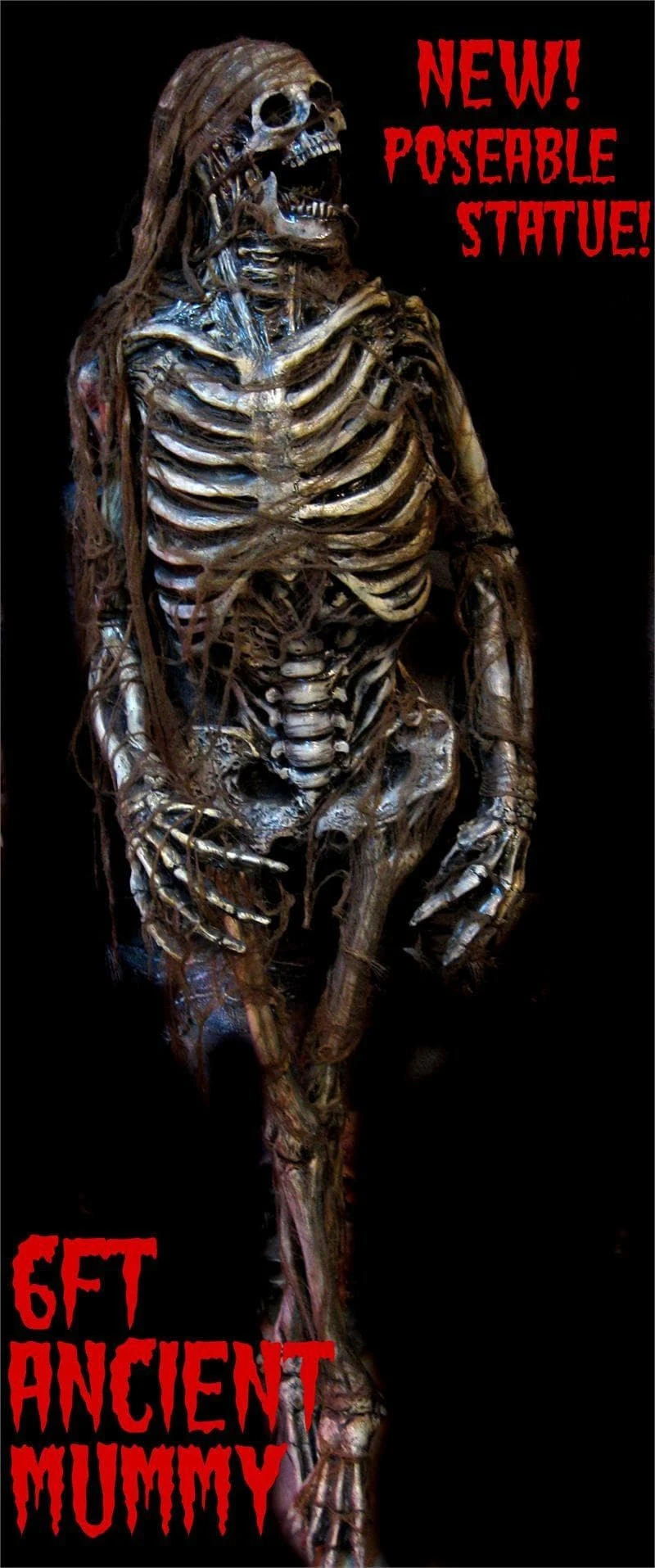 "Ancient Egyptian Mummy" Professional Halloween Prop