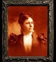 "Changing Portrait - Widow Gore" Hanging Halloween Decoration