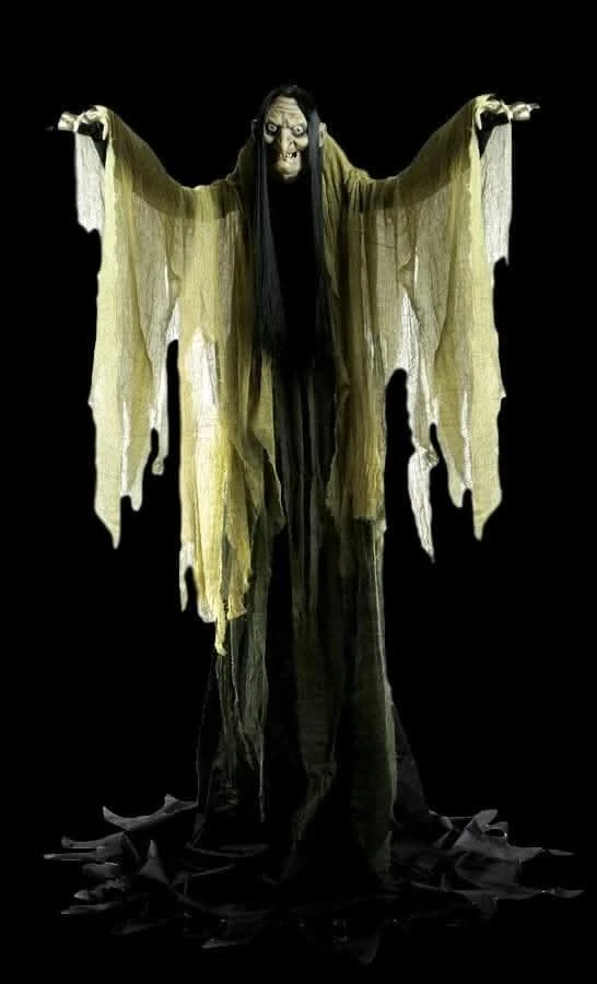 "Hagatha The Towering Witch" Electric Animated Halloween Prop