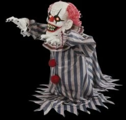 "Jumping Clown" Electric Animated Halloween Prop