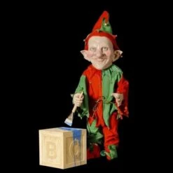 "Sloppy The Elf" Animated Christmas Prop