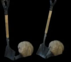 "The Haunted Rocking Shovel" Electric Animated Halloween Prop