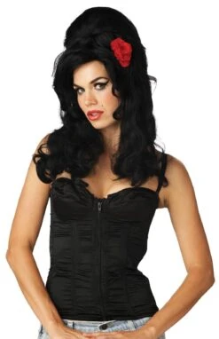 "Vampiress Rose - Black" Halloween Wig