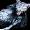 "Zombie Cat" HD Studios Halloween Puppet Prop